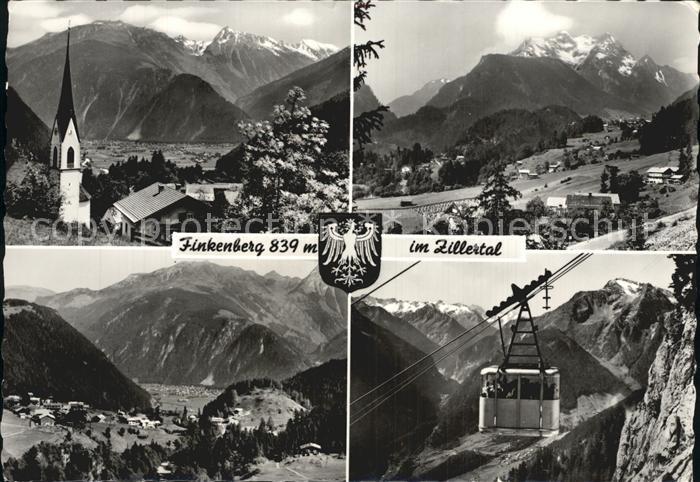 Finkenberg Tirol Teilansicht Gondel Panorama