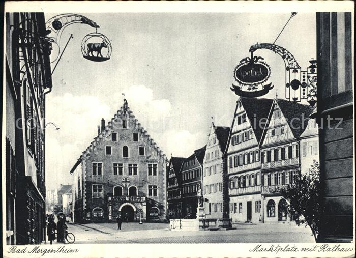 Bad Mergentheim Marktplatz Rathaus