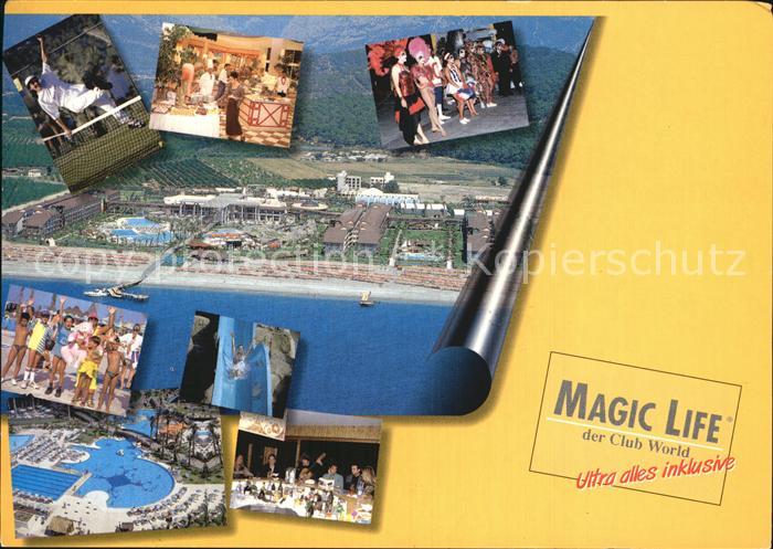 Tuerkei Turkey Pool Tennis Strand Fliegeraufnahme