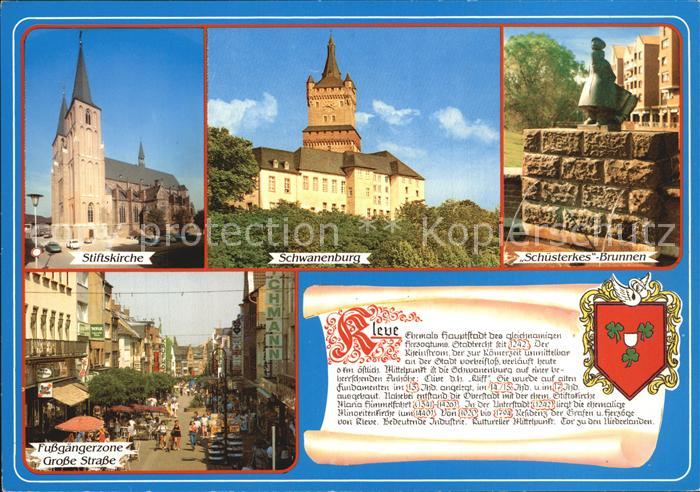 Kleve Schwanenburg Stiftskirche Schuesterkes Brunnen