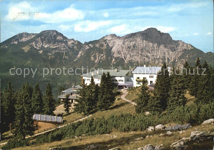Bad Reichenhall Predigtstuhlbahn Berghotel Gipfelstation
