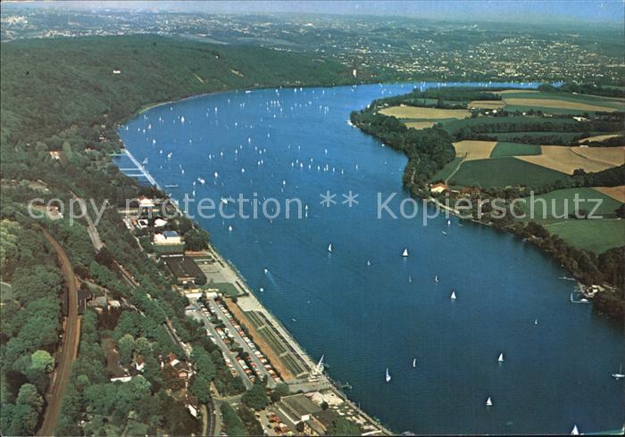 Essen Ruhr Fliegeraufnahme Baldeneysee
