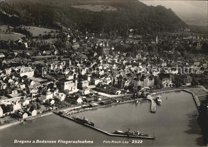 Bregenz Vorarlberg Fliegeraufnahme