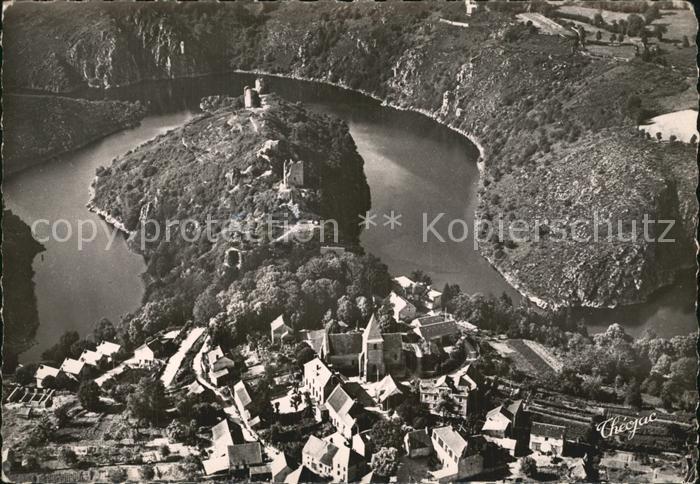 Crozant Fliegeraufnahme