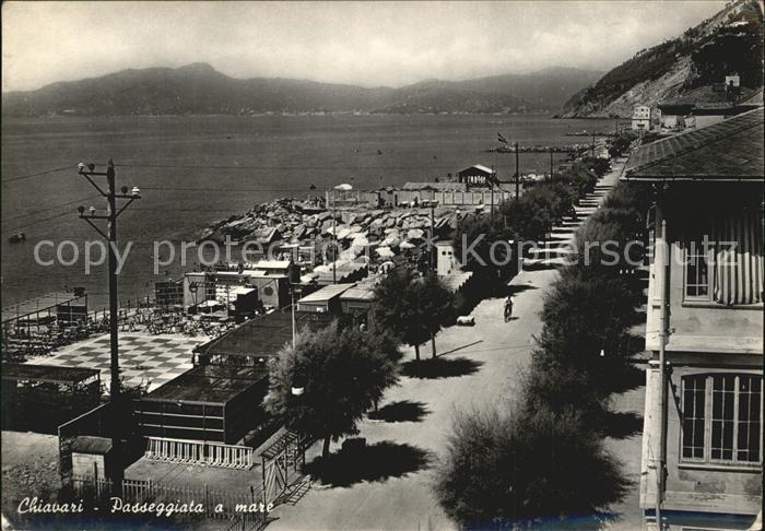 Chiavari Strandansicht