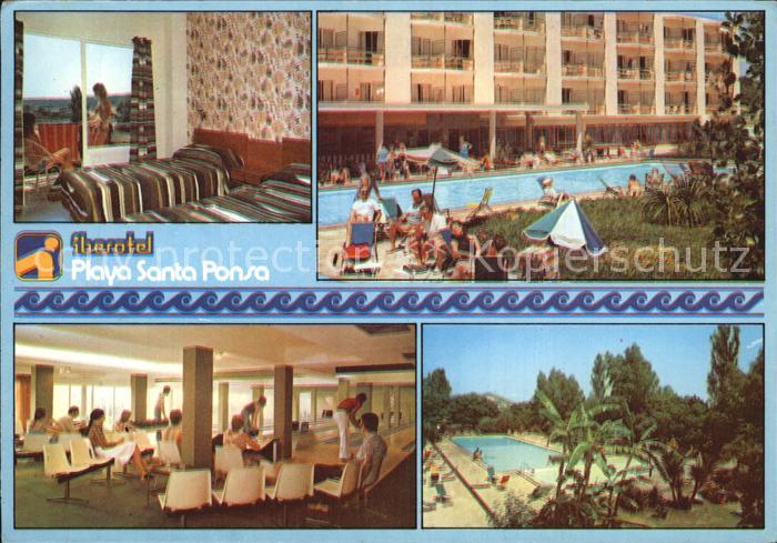 Santa Ponsa Mallorca Islas Baleares Hotel Playa Doppelzimmer Pool Kegelbahn