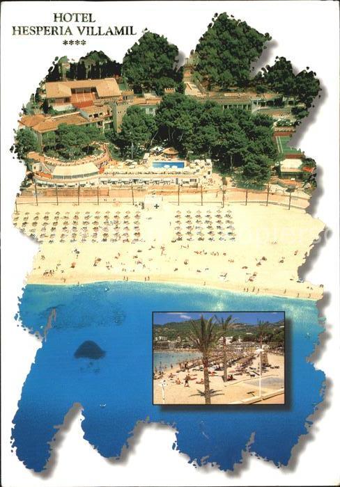 Paguera Mallorca Islas Baleares Fliegeraufnahme Hotel Hesperia Villamil