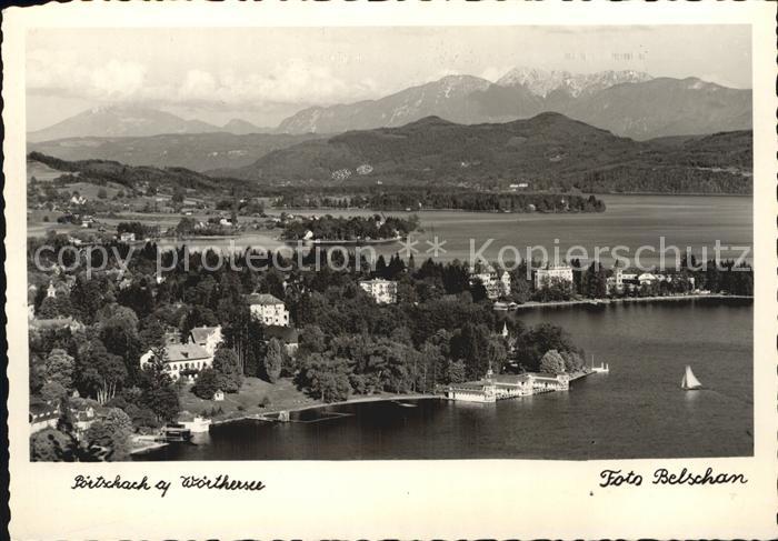 Poertschach Woerthersee Fliegeraufnahme