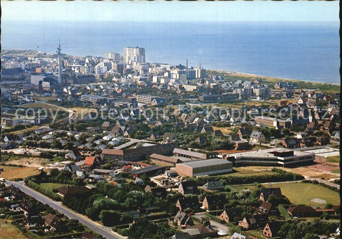 Westerland Sylt Fliegeraufnahme von Nordosten