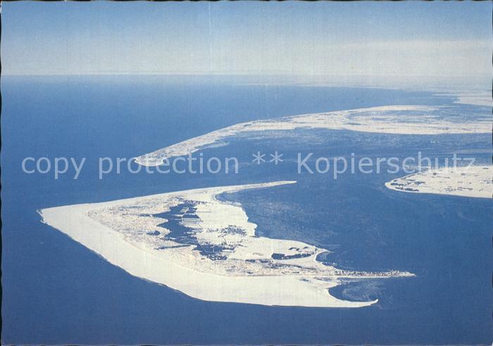 Amrum Fliegeraufnahme im Winter