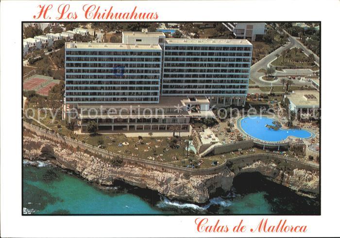 Calas de Mallorca Fliegeraufnahme Hotel Los Chihuahuas