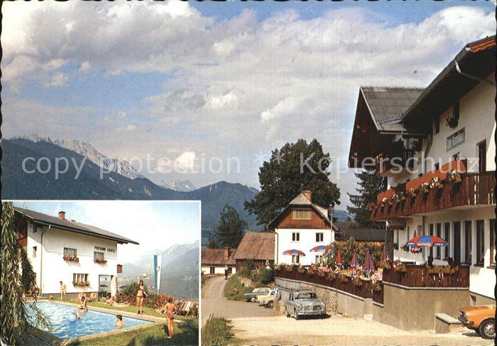 Haus Ennstal Pension Guertl Garten mit Pool