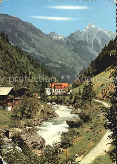 Mayrhofen Zillertal Gasthof Pension Zilergrund mit Brandbergkolm