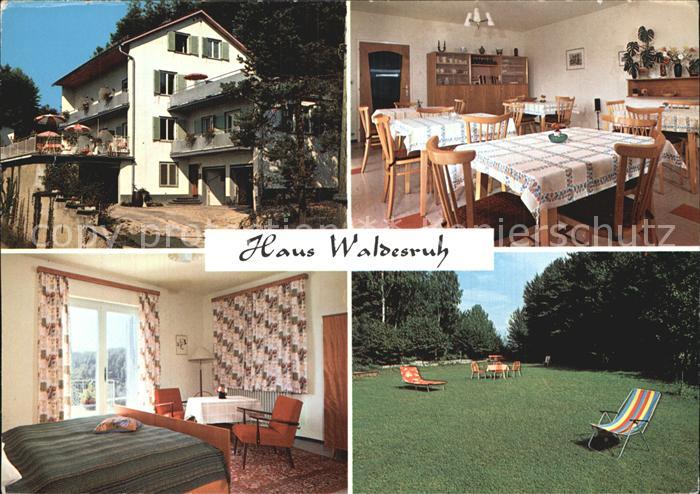 Keutschach See Fruehstueckspension Waldesruh Doppelzimmer Garten Speiseraum