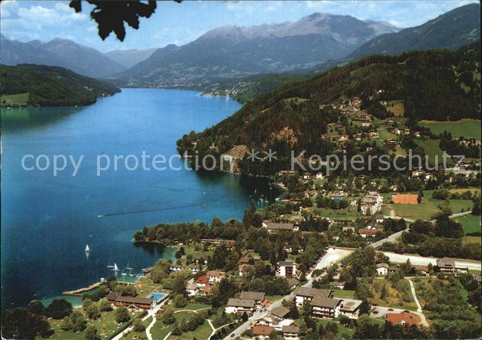 Doebriach Millstaettersee Fliegeraufnahme