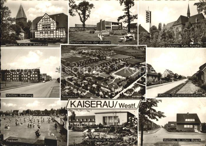 Kaiserau Kamen Haus der Jugend Freibad Sportschule