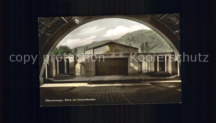 OBERAMMERGAU Bayern Buehne des Passionstheaters