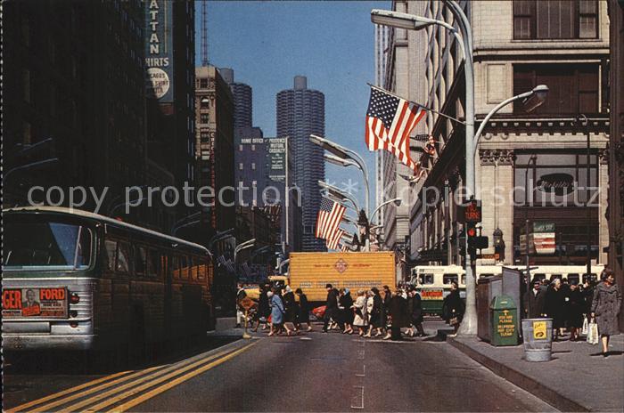 Chicago Illinois State Street Twin Towers