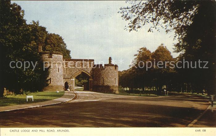 Arundel Castle Lodge and Mill Road