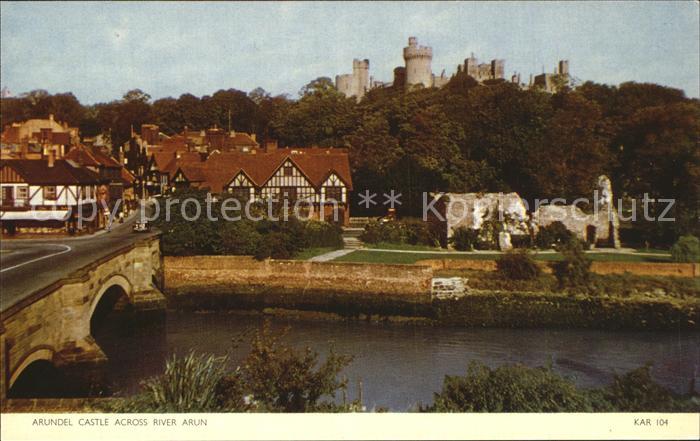 Arundel Castle across river Arun