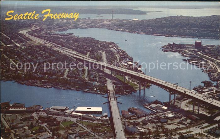Seattle Fliegeraufnahme Freeway