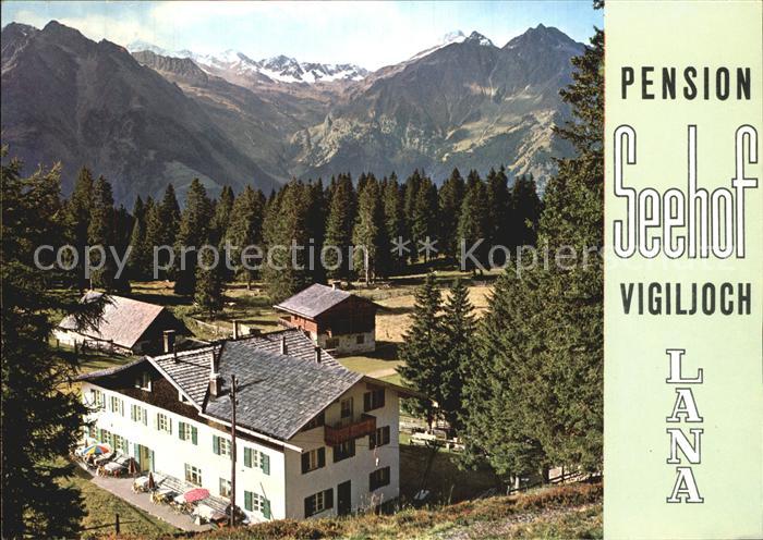 Vigiljoch Pension Seehof Lana