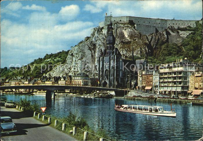 Dinant Wallonie Partie am Fluss