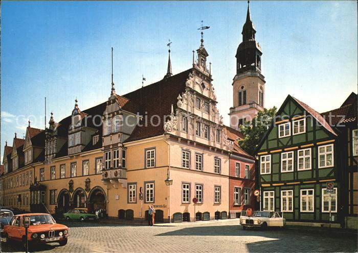 Celle Niedersachsen Marktplatz Rathaus