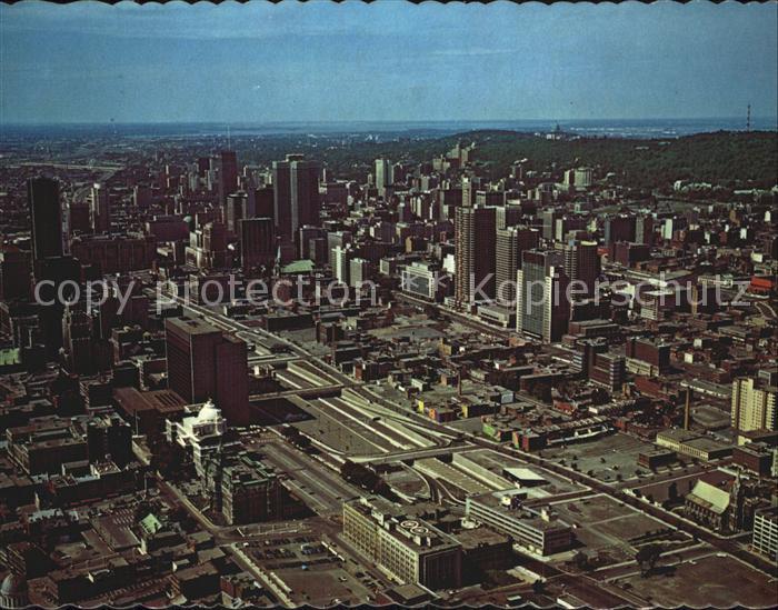 Montreal Quebec Fliegeraufnahme Skyline