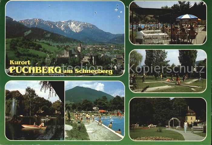 Puchberg Schneeberg mit Minigolf Freibad Schneeberg