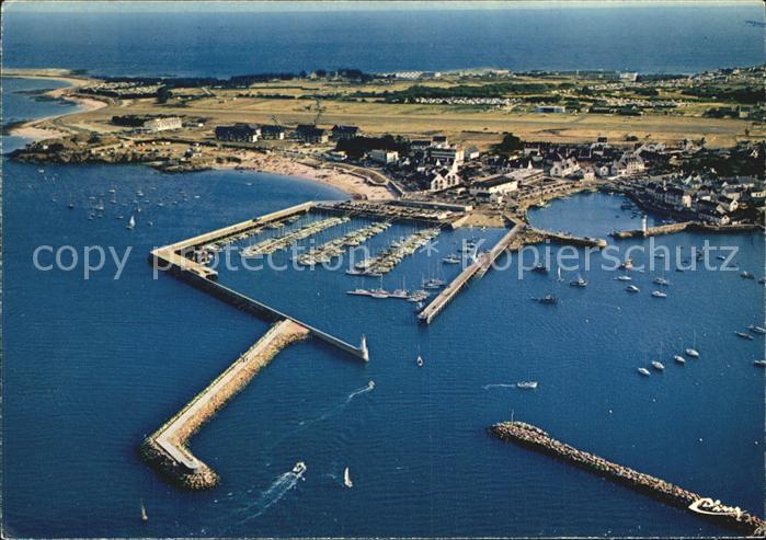 Quiberon Morbihan Fliegeraufnahme Port de plaisance