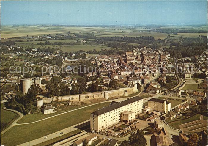 Falaise Calvados Fliegeraufnahme Hopital-Hospice
