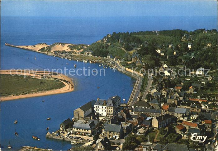 Carteret Manche Fliegeraufnahme Port