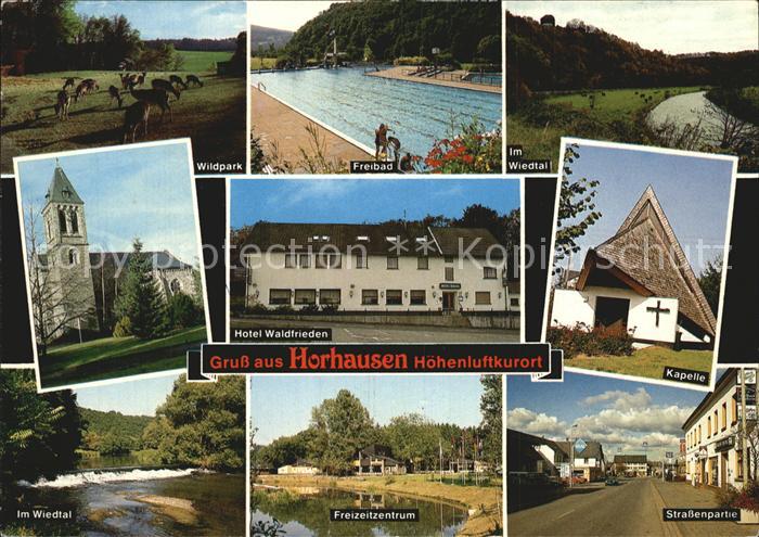 Horhausen Westerwald Freibad Wiedtal