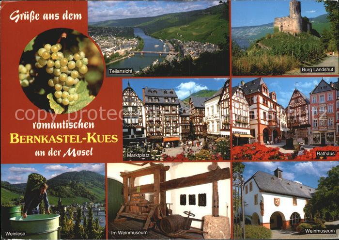 BERNKASTEL-KUES Berncastel Rheinland-Pfalz Marktplatz Rathaus Weinmuseum