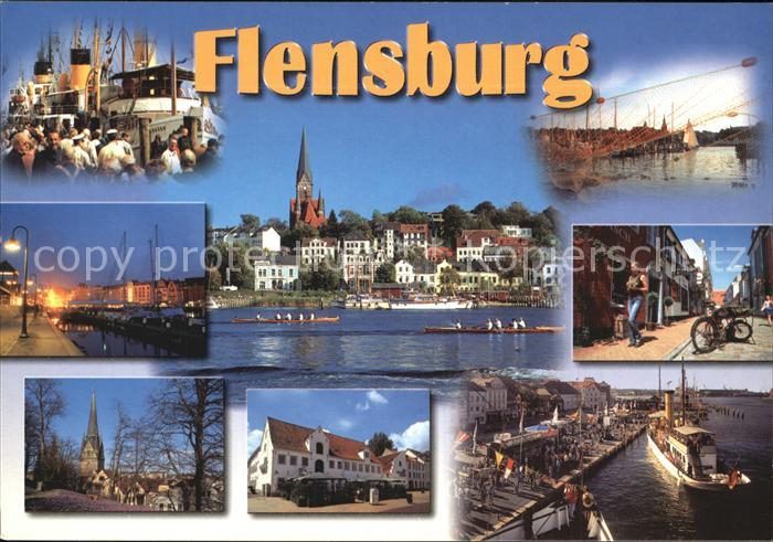 Flensburg Hafen Strassenpartie