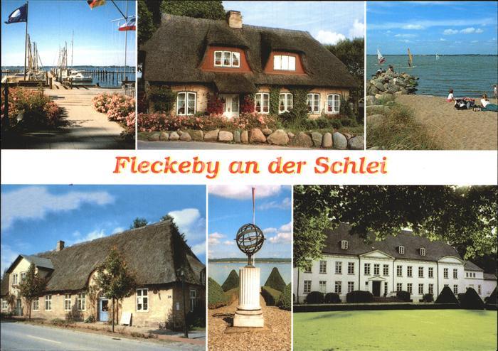 Fleckeby Partie an der Schlei