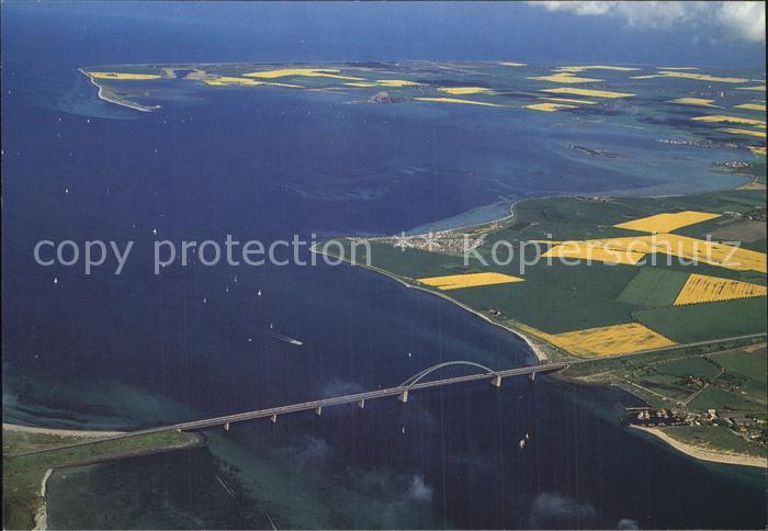 Insel Fehmarn Fliegeraufnahme Fehmarnsundbruecke