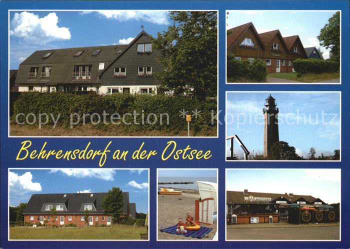 Behrensdorf Ostsee Leuchtturm Strand