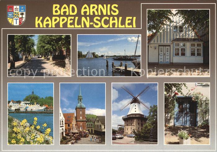 Kappeln Schlei Kirchenpartie Windmuehle