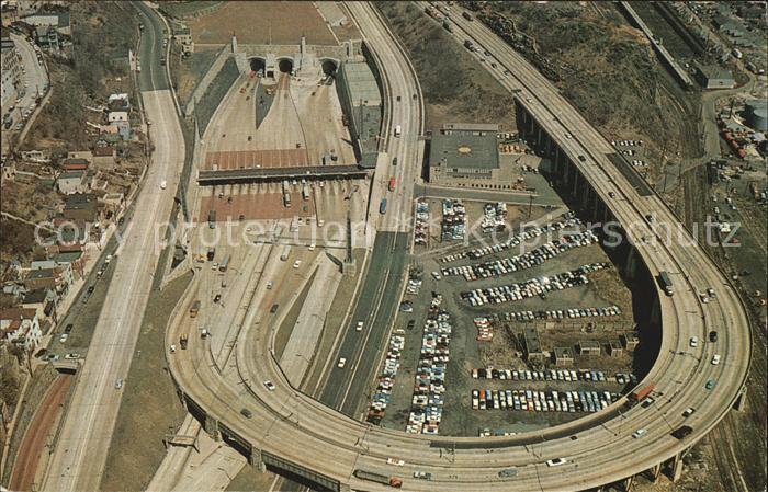 New Jersey Lincoln Tunnel aerial view