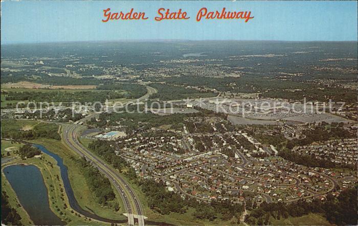New Jersey US-State Garden State Parkway aerial view