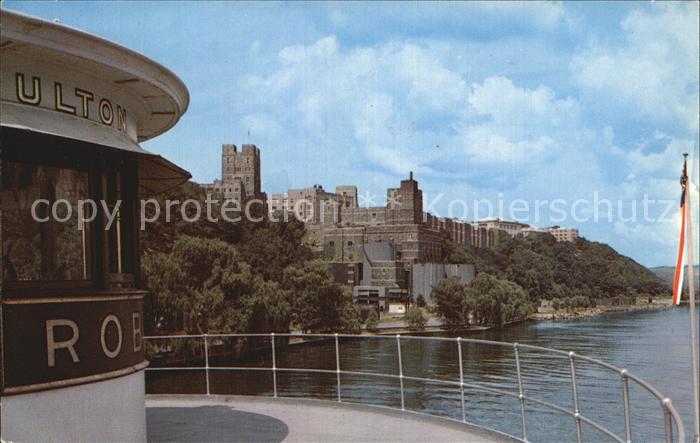 West Point New York Hudson River Dayline Steamer Robert Fulton