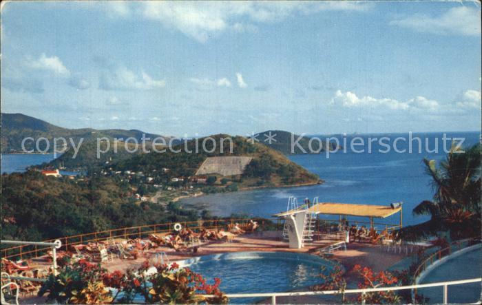 St Thomas Virgin Islands The Caribbean Hotel Swimming Pool West Indies