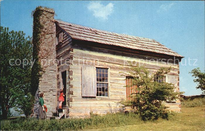 Springfield Kentucky Replica of Bersheba Lincoln Cabin Lincoln Homestead State P