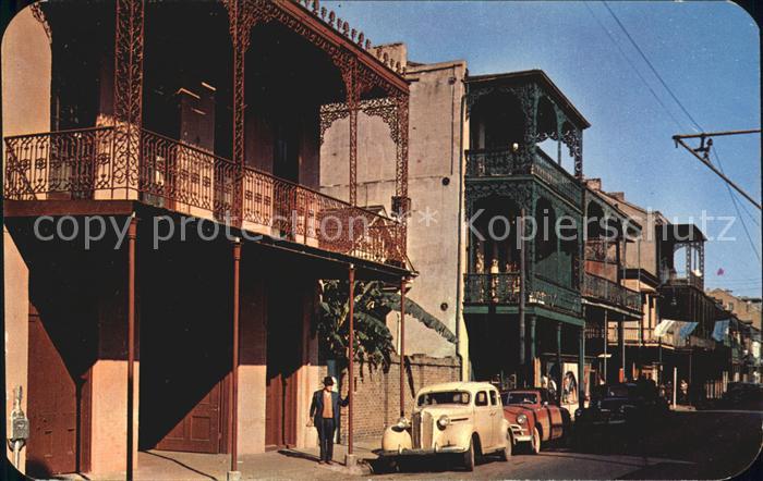 New Orleans Louisiana Street Scene Vieux Carre French Quarter
