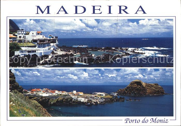 Porto do Moniz Madeira  Portugal Panorama Kueste Felsen