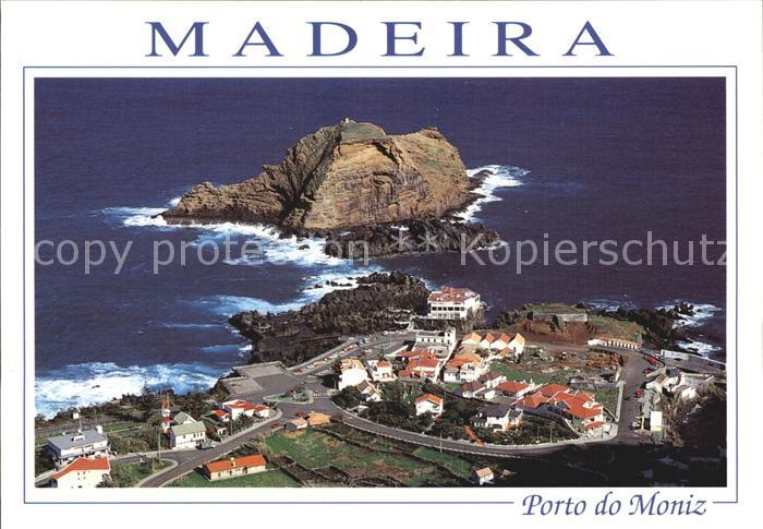 Porto do Moniz Madeira  Portugal Kueste Insel Fliegeraufnahme