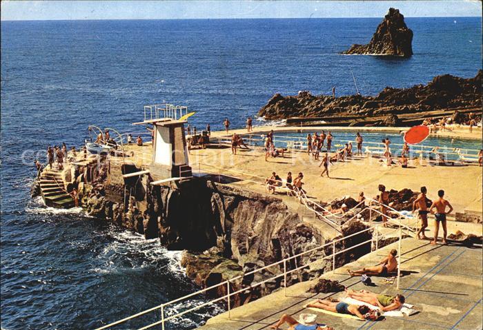 Funchal Aspecto do Lido Strand Felskueste