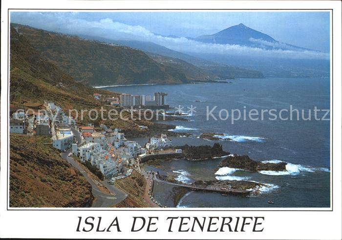 Tenerife El Teide desde el Pris Panorama Kueste Vulkan